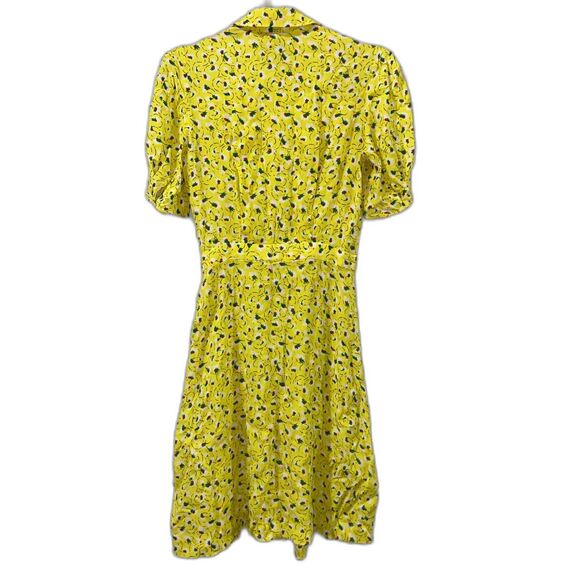 Stockholm Atelier & Other Stories Fit & Flare Yellow Floral Dress Womens Size 4 - Picture 2 of 9
